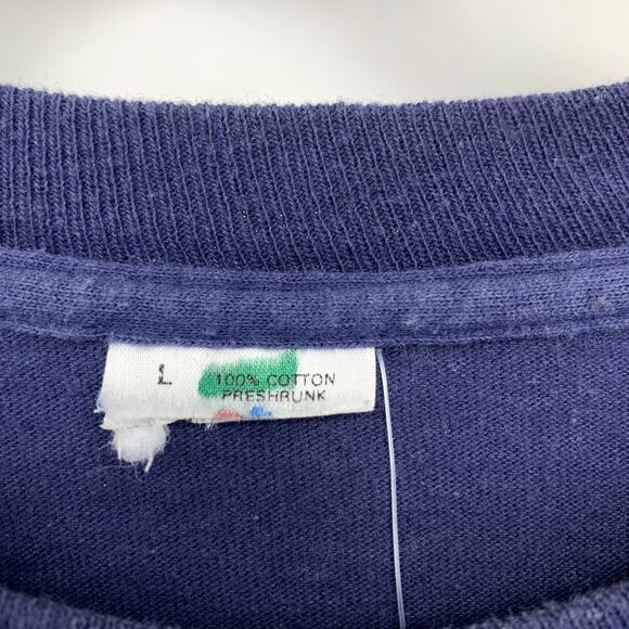 Vintage Venice Beach Crew Neck T-Shirt Mens Size Large Blue Short Sleeve - Picture 5 of 5